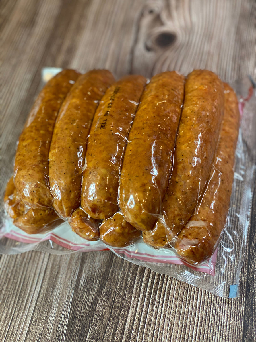 Smoked Sausage Pork & Turkey Belmont Brand 10 Pieces 1 Package