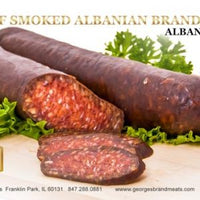 Beef Smoked Albanian Brand Sausage (Albanski Sudzuk) - Sabah Brand - 10 Packages - 10lbs Case