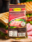 Sliced Polish Brand Ham - Belmont Brand - 20 Packages - 10lbs Case