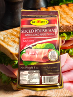 Sliced Polish Brand Ham - Belmont Brand - 1 Package - 8 Oz