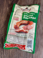 Fully Cooked Smoked Sausage - Pork & Turkey - Belmont Brand - 10 Packages - 10lbs Case
