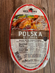 Polska Kielbasa Ring - Polish Sausage - Pork & Turkey - Belmont Brand - 1 Package - 14 oz