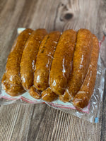 Smoked Sausage - Pork & Turkey - Belmont Brand - 40 Pieces - 4 Packages - 10lbs Case