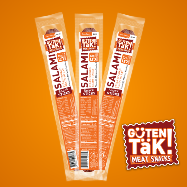 Salami Snack Sticks - One Piece Sample - Low Carb - Keto Friendly - FREE SHIPPING